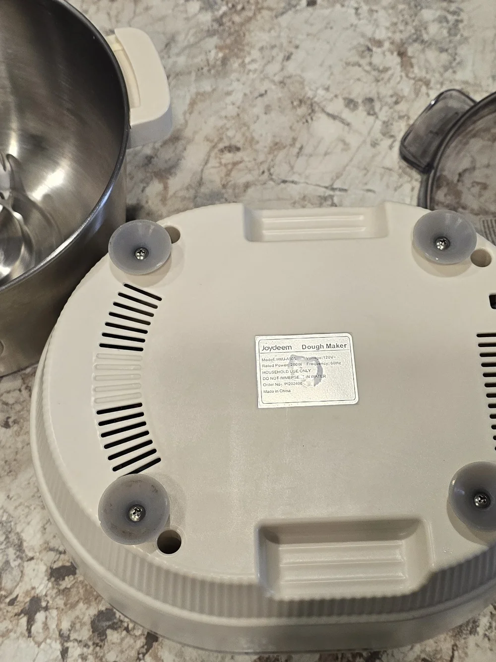 Joydeem Electric Dough Maker Mixer Kneader With Ferment Function Preset Modes